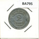2 FRANCS 1949 B FRANCIA FRANCE Moneda #BA795.E - 2 Francs