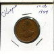 10 CENTS (Santeem) 1944 ETHIOPIA Coin #AN755.U - Ethiopie