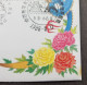 Japan China 10th Diplomatic 1988 Relations Bird Dragon Panda Flower Flora (Joint FDC) *dual PMK *rare *see Scan - Cartas & Documentos