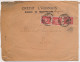 LETTRE PERFORE CL PETAIN 1F PAIRE CREDIT LYONNAIS AGENCE DE BEZIERS HERAULT PERFIN COVER - Lettres & Documents