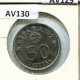 50 PESETAS 1980 ESPAÑA Moneda SPAIN #AV130.E - 50 Pesetas
