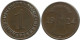 1 REICHSPFENNIG 1924 G DEUTSCHLAND Münze GERMANY #AD431.9.D - 1 Renten- & 1 Reichspfennig