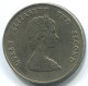 25 CENTS 1981 EAST CARIBBEAN Coin #WW1182.U - East Caribbean States