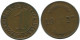 1 REICHSPFENNIG 1927 D DEUTSCHLAND Münze GERMANY #AE225.D - 1 Renten- & 1 Reichspfennig