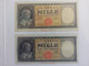 2 Billets 1000 Lires 1947 - 500 Lire