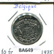 10 FRANCS 1975 FRENCH Text BELGIUM Coin #BA649.U - 10 Frank