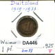 1 RENTENPFENNIG 1925 F DEUTSCHLAND Münze GERMANY #DA446.2.D - 1 Renten- & 1 Reichspfennig