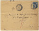 FRANCE - 1898 Yv.101 Sur LSC De St.-LAURENT-DE-CHAMOUSSET, Rhône à Paris - Recherche Du Destinataire - 1877-1920: Periodo Semi Moderno