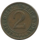 2 RENTENPFENNIG 1923 D GERMANY Coin #AE272.U - 2 Rentenpfennig & 2 Reichspfennig