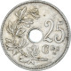 Monnaie, Belgique, 25 Centimes, 1929 - 25 Cent