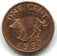 1 CENT 1997 BERMUDA Coin UNC #W11411.U - Bermudes