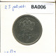 25 PESETAS 1983 ESPAÑA Moneda SPAIN #BA006.E - 25 Peseta