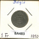 1 FRANC 1950 DUTCH Text BELGIUM Coin #BA483.U - 1 Franc