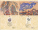 CHINA PRC - Ten (10) Cards With Paintings And  A (old) Stamp Affixed. Can 1989. - Collections, Lots & Series