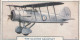 28 Gloster Gauntlet, Fighter - Aircraft Series 1938 - Godfrey Phillips Cigarette Card - Original - Military - Travel - Phillips / BDV