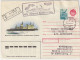 USSR / Russia - 1991 Polar Cover From Cruise Ship M/V "MARIYA YERMOLOVA" Via Murmansk To Leningrad (d) - Storia Postale