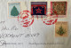 CANADA 2008, COVER USED TO USA, CHRISTMAS, TREE, PLANT, FLOWER, BED RUG, ART, EMBROIDERY, 4 DIFF STAMP, ST. ALBERT CITY - Lettres & Documents