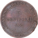 Monnaie, Italie, 5 Centesimi, 1859 - Toskana