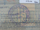 Bulletin D'expédition Colis Postal De 20kgs 3e Zone Oblitération RARE "Correspondant De La SNCF De DUNKERQUE Wargnez - Cartas & Documentos