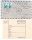 Finlande - Lettre De 1956 - Oblit Helsinki - Phares - Cachet De Moscou - Griffe Retour - - Briefe U. Dokumente