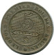 5 CENTIMES 1862 BÉLGICA BELGIUM Moneda #AX362.E - 5 Cent