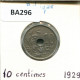 10 CENTIMES 1929 FRENCH Text BELGIQUE BELGIUM Pièce #BA296.F - 10 Cents