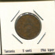 5 CENTI 1966 TANZANIA Coin #AS358.U - Tanzanie