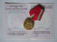 Bulgarie People's Republic Of Bulgaria Communist Commemorative Medal 100 Years Since The Birth Of Georgi Dimitrov /ds978 - Autres & Non Classés