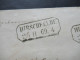 AD NDP 1869 GA Umschlag 1 Groschen Auf Umschlag Von Preußen U 49 A Stempel Ra2 Hirschfelde - Ganzsachen
