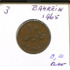 50 FILS 1965 BAHREÏN BAHRAIN Islamique Pièce #AR413.F - Bahrein