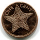 1 CENT 1998 BAHAMAS Coin UNC STARFISH #W11464.U - Bahama's