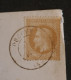 BS4 FRANCE  BELLE LETTRE 1865 VILLEFRANCHE  + NAPOLEON 10C  +++++AFF. INTERESSANT+ - 1863-1870 Napoléon III Con Laureles