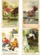 Delcampe - FISHING HUMOR COMIC, 25 Old Postcards Pre-1960 (L6207) - Colecciones Y Lotes