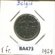 1 FRANC 1929 DUTCH Text BÉLGICA BELGIUM Moneda #BA473.E - 1 Franc