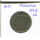 10 FRANCS 1946 FRANCIA FRANCE Moneda #AN413.E - 10 Francs