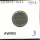 50 CENTIMES 1923 DUTCH Text BELGIUM Coin #AW905.U - 50 Centimes