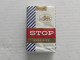 PACCHETTO CON SIGARETTE PIENO TABACCO FUMO TABACS WITH ORIGINAL CIGARETTES TOBACCO MARCA STOP NON APERTO - Fume-Cigarettes