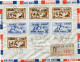 SAINT PIERRE ET MIQUELON FRANCE LIBRE LETTRE RECOMMANDEE PAR AVION DEPART ST PIERRE ET MIQUELON 9-7-1948 POUR LA FRANCE - Covers & Documents