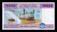 Estados África Central Central African St. Gabón 10000 Francs 2002 Pick 410Aa Sc Unc - Gabon
