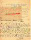 07- TOURNON- ST SAINT JEAN DE MUZOLS- CHEMINS DE FER DEPARTEMENTAUX-1896- RECEVEUSE HERMINIE CAPET FIEVRE THYPHOIDE - Documenti Storici