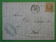 BS12  FRANCE  BELLE LETTRE  1856  DUNKERQUE A LILLE  +N° 16 LARGE MARGE + AFF. PLAISANT+ +++ - 1853-1860 Napoléon III.