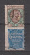 REGNO: 1924/25  PUBBLICITARI  -  £. 1  COLUMBIA  US. -  PERFIN  -  SASS. 19  -  RR - Publicité