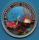 PALAU 5 DOLLARS 1994 KM# 6 MARINE-LIFE PROTECTION Argent 900‰ Silver Colourised Neptune - Palau