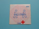 RODE KRUIS - 1980 ( Voir / See > Scan ) Sticker - Autocollant ( Mactac / Flock )! - Croix-Rouge