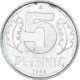 Monnaie, République Démocratique Allemande, 5 Pfennig, 1968 - 5 Pfennig