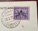 Sa.63 1939 20c SEDE VACANTE Rare Cartolina Postale>Roma   (Vatican Cover Pape Pope Vaticano Italia Italy Lettre Lettera - Covers & Documents