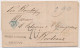 LETTRE INDE CALCUTTA VIA BOMBAY BORDEAUX FRANCE GB TAXE 20 CACHET BLEU AU DOS COVER INDIA - 1858-79 Kolonie Van De Kroon