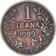 Monnaie, Belgique, Leopold II, Frank, 1909, Royal Belgium Mint, TB+, Argent - 1 Franc