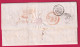 LETTRE DE PHILADELPHIE USA COLONIES ART 13 VOIE ANGLAISE TAXE 14 MODIFIEE A 19 VAPEUR CAMBRIA 1848 POUR COGNAC LETTRE - …-1845 Préphilatélie