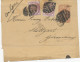 GB 1897, QV ½d Brown Fine Wrapper (small Faults) Together With 1d Lilac (2x) With Usual Heavy Barred Cancel "E.C / N" - Cartas & Documentos